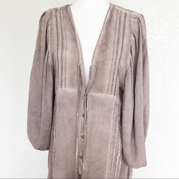 Young Fabulous Broke Joplin Boho Midi Dress Large - Picture 3 of 9